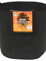 Gro Pro Essential Round Fabric Pot w/ Handles 10 Gallon - Black (60/Cs)