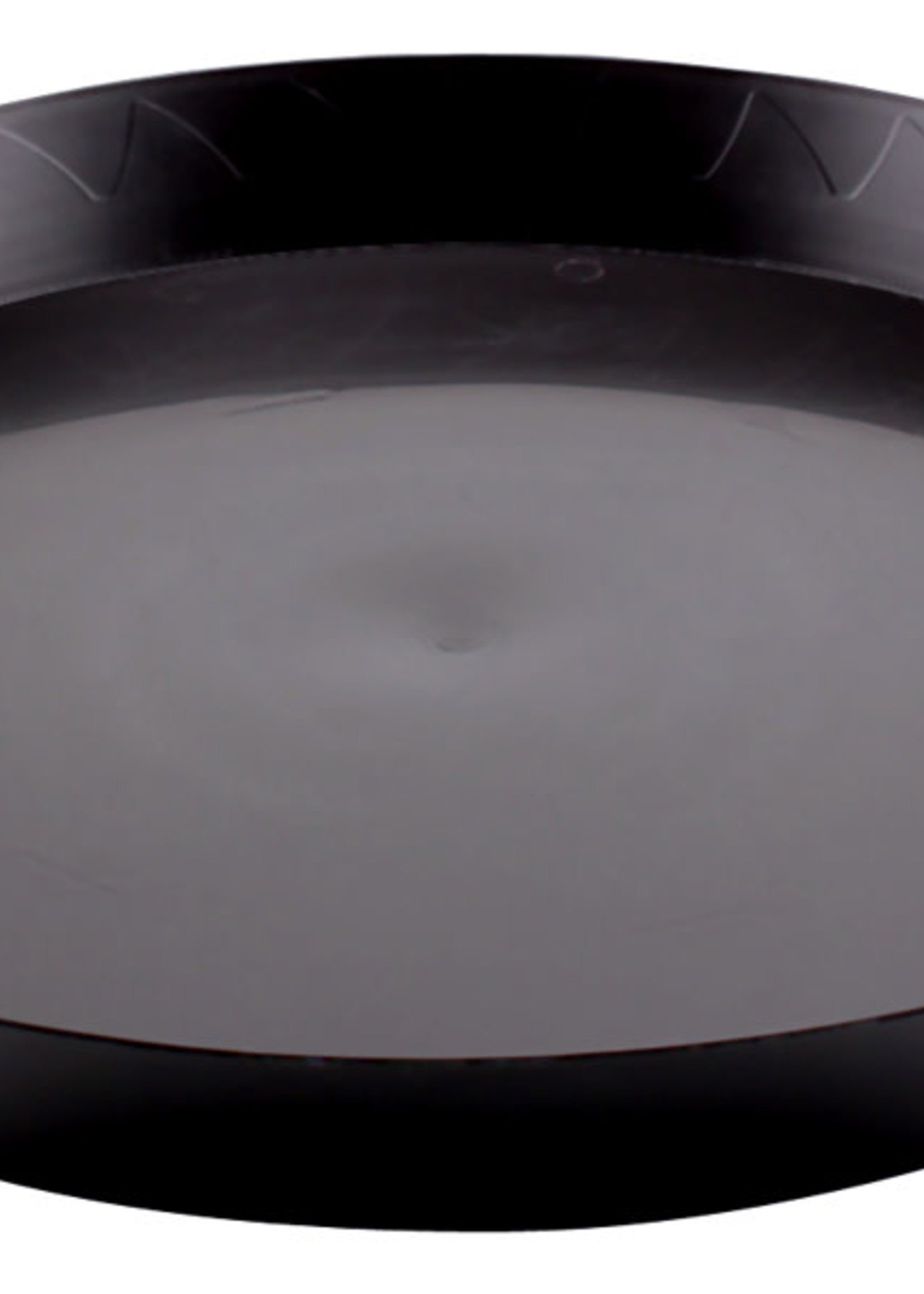 Gro Pro Heavy Duty Black Saucer - 6 in (100/Cs)