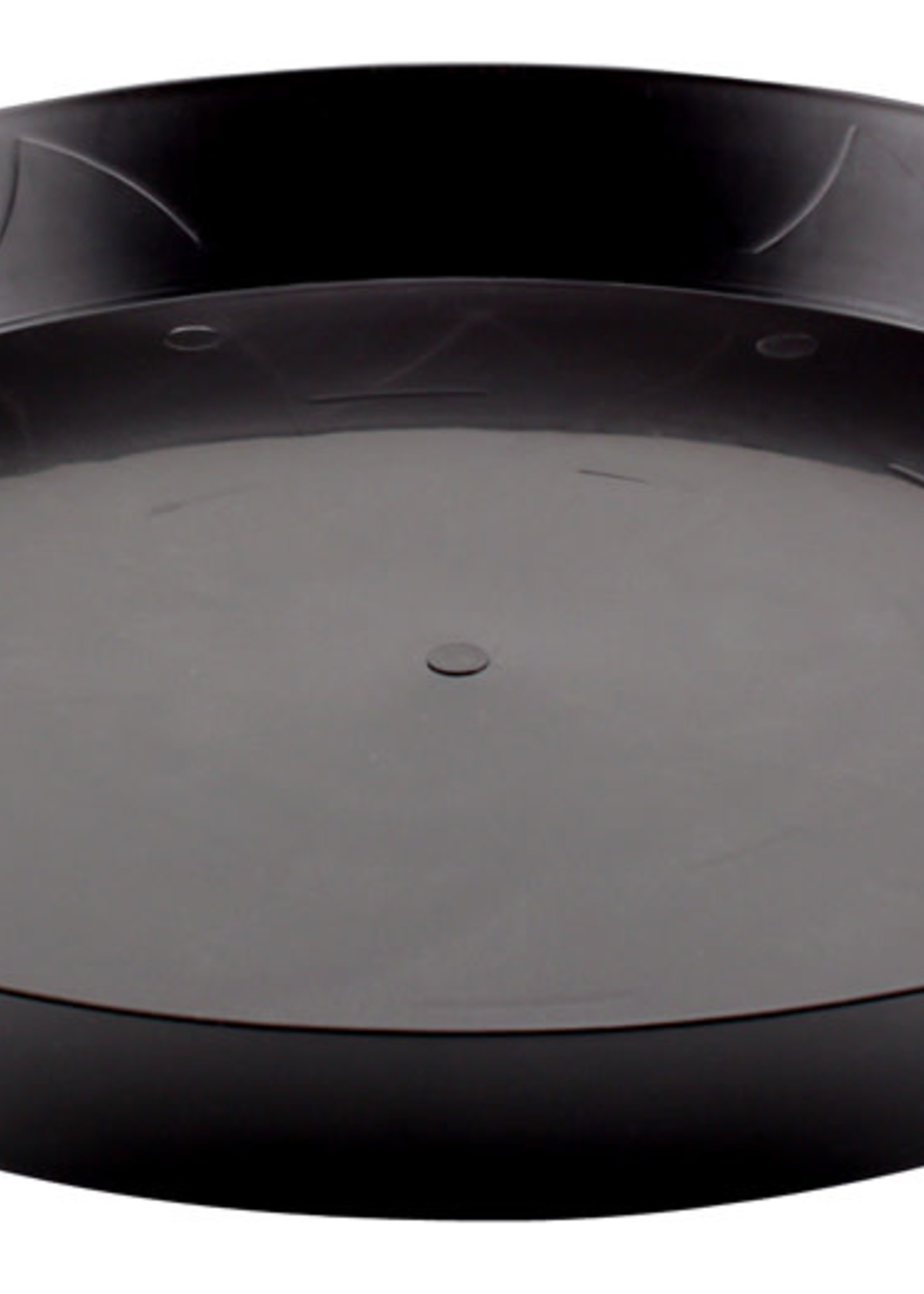 Gro Pro Heavy Duty Black Saucer - 8 in (100/Cs)