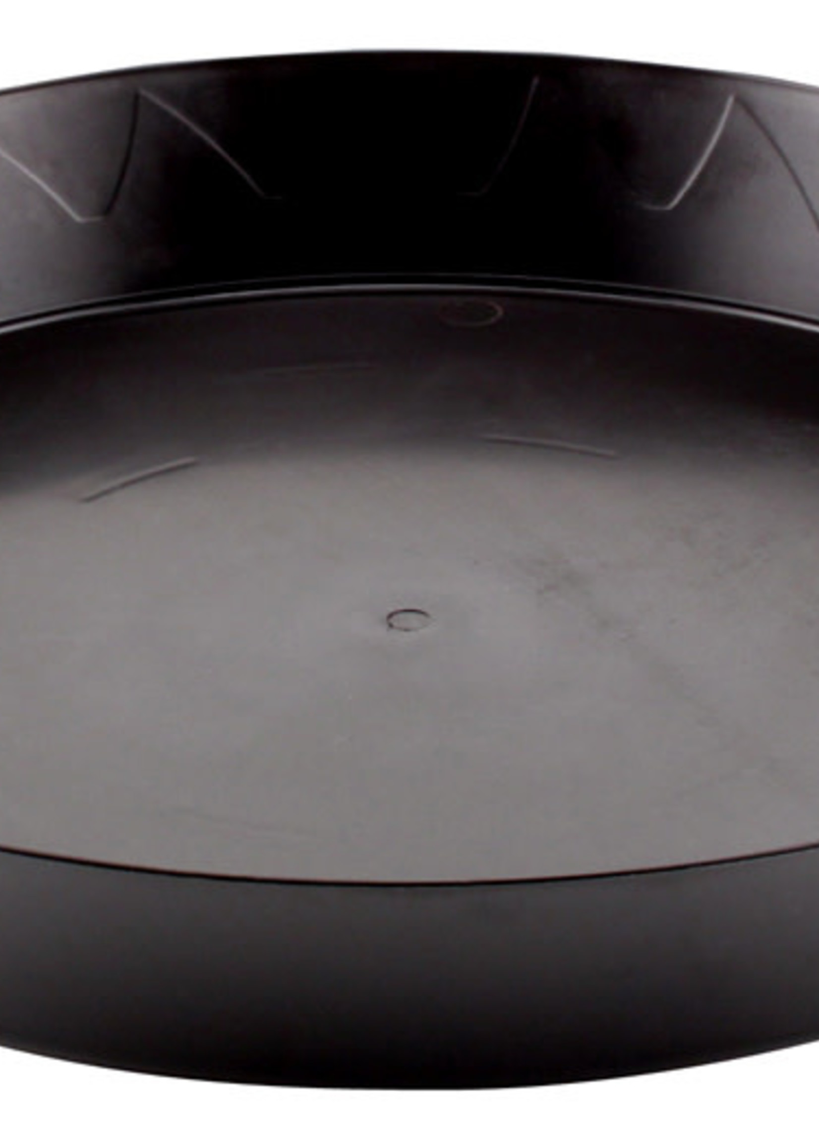 Gro Pro Heavy Duty Black Saucer - 10 in (50/Cs)