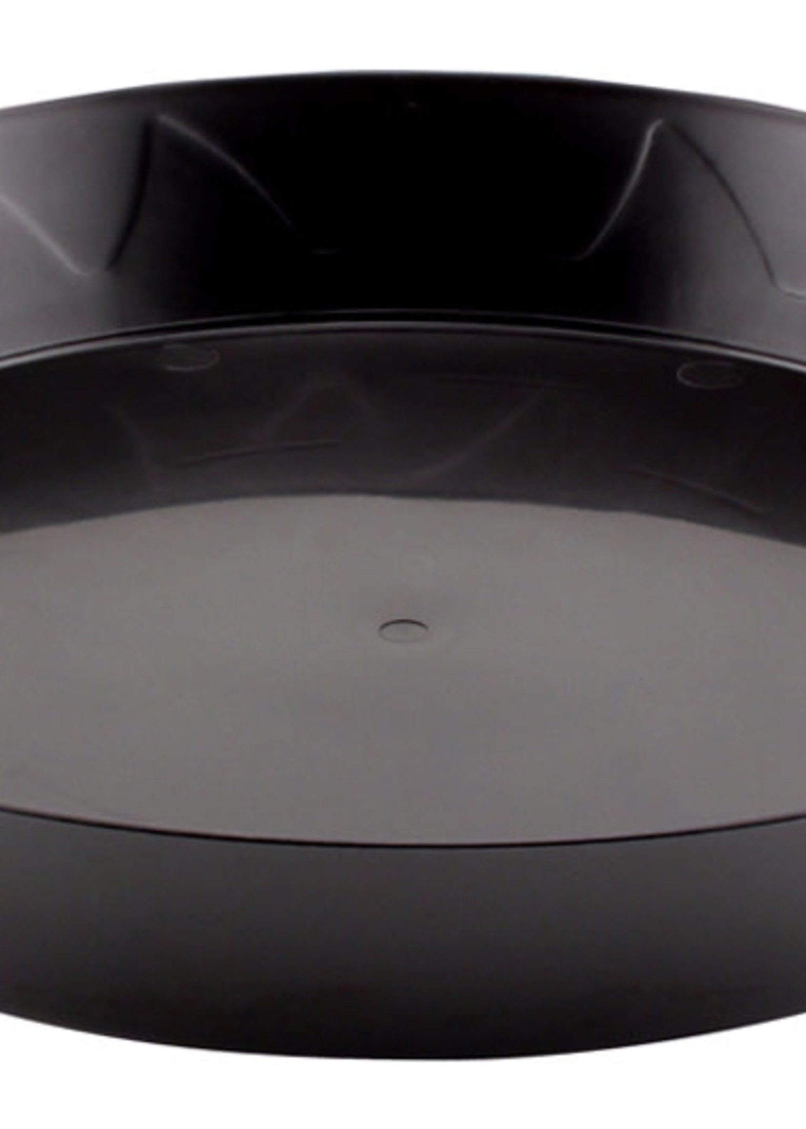 Gro Pro Heavy Duty Black Saucer - 12 in (50/Cs)