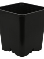 Gro Pro Premium Black Square Pot 9 in x 9 in x 10.5 in (100/Cs)