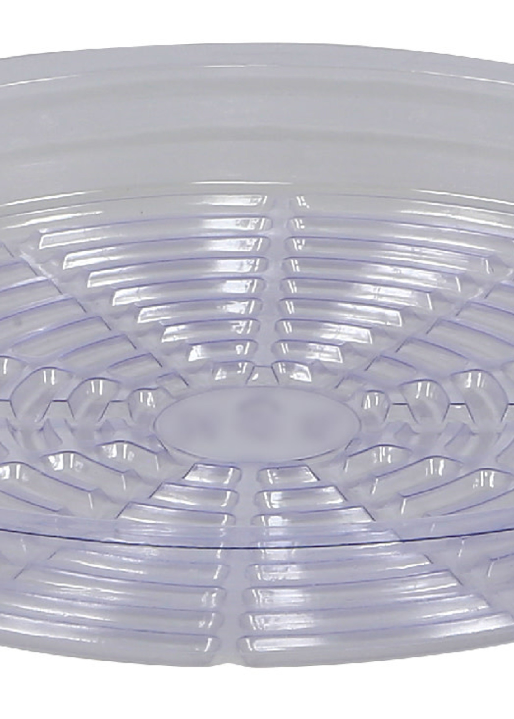 Gro Pro Premium Clear Plastic Saucer 12 in (50/Cs)