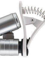 Growers Edge Grower's Edge Universal Cell Phone Illuminated Microscope w/ Clip - 60x (20/Cs)