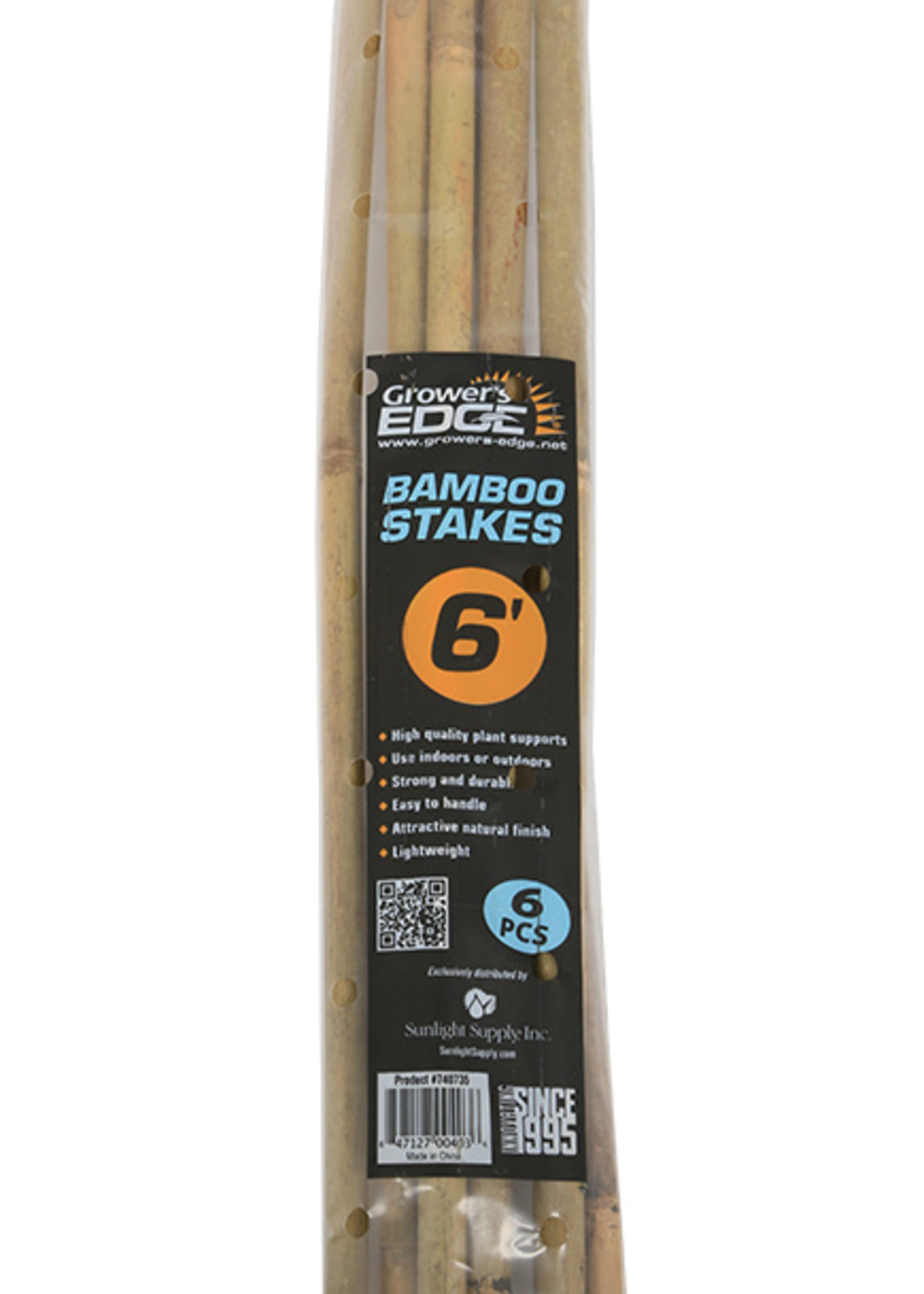 Growers Edge Grower's Edge Natural Bamboo 3 ft - 25/Bag (20 Bags/Bundle)