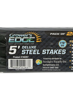 Grower's Edge Deluxe Steel Stake 7/16 in Diameter 5 ft (20/Bag)