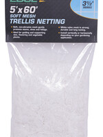 Growers Edge Grower's Edge Soft Mesh Trellis Netting 5 ft x 60 ft w/ 3.5 in Squares (9/Cs)