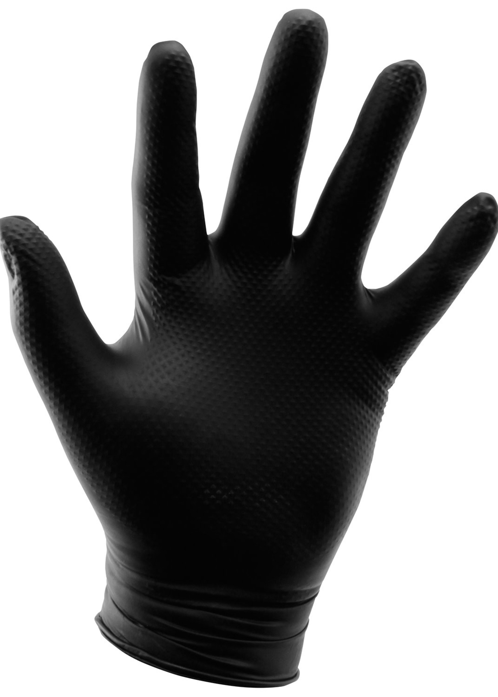 Growers Edge Grower's Edge Black Powder Free Nitrile Gloves 6 mil - Large (100/Box)