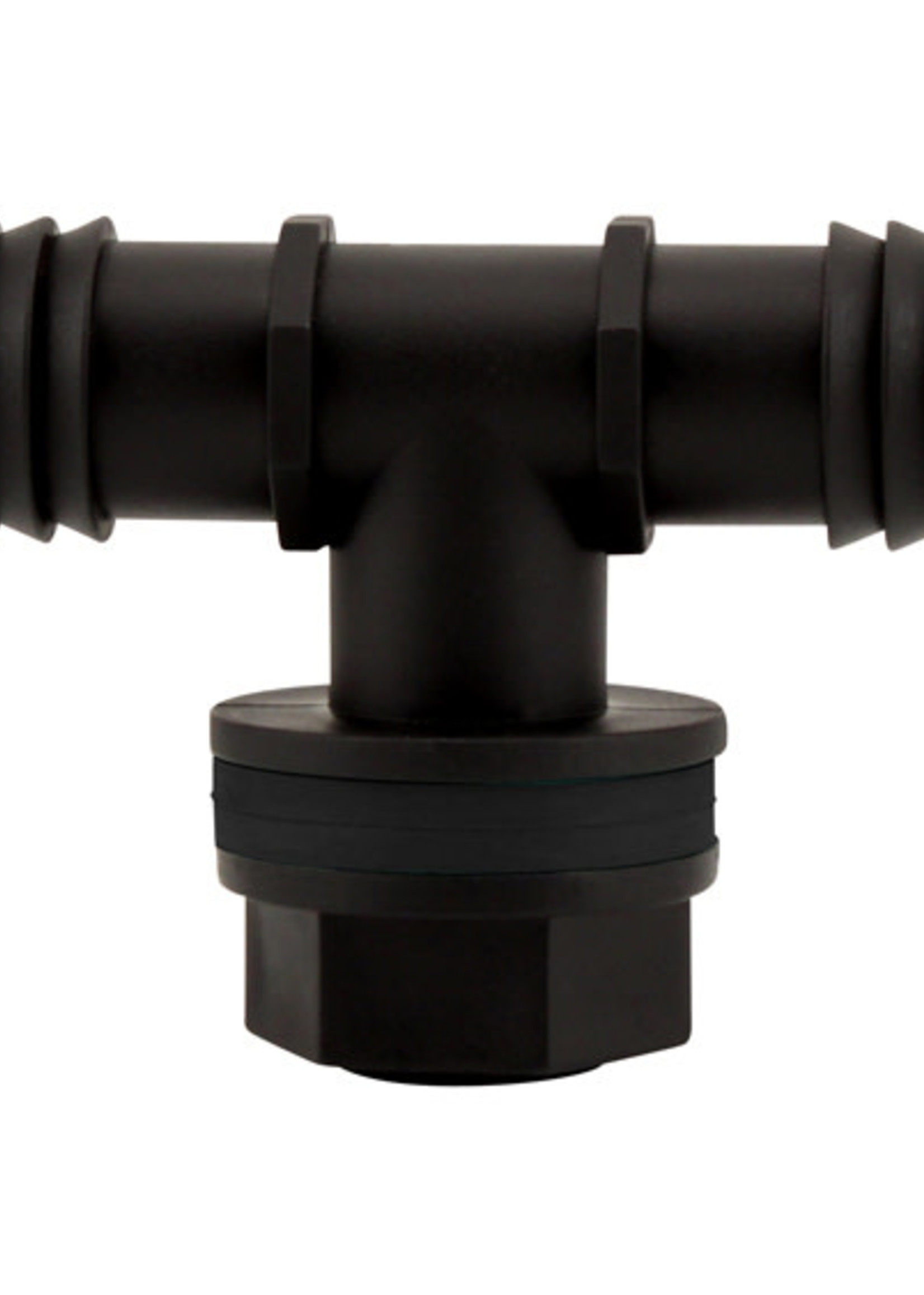 Hydro Flow Hydro Flow Tub Outlet Tee Fitting w/ 2 Gaskets - 3/4 in - Display Box (25/Box)