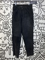 Pelle Cuir Vintage Black Leather Pants 32"