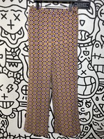 Urban Outfitters Pink Flower Print Stretch Pants L/34"
