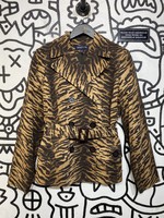 Jones New York Tiger Print Blazer Jacket M