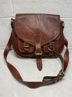 Firu Handmade Brown Leather Handbag