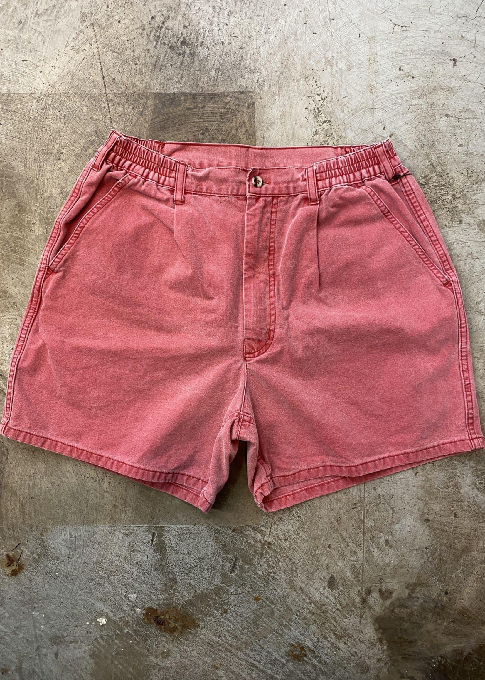 Vintage No Label 'Santa Fe Red' Men's Shorts 33"/S
