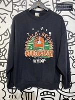Bengals Browns Countdown Vintage Black Crewneck XL