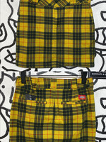 Dickies Yellow Plaid Skirt XS