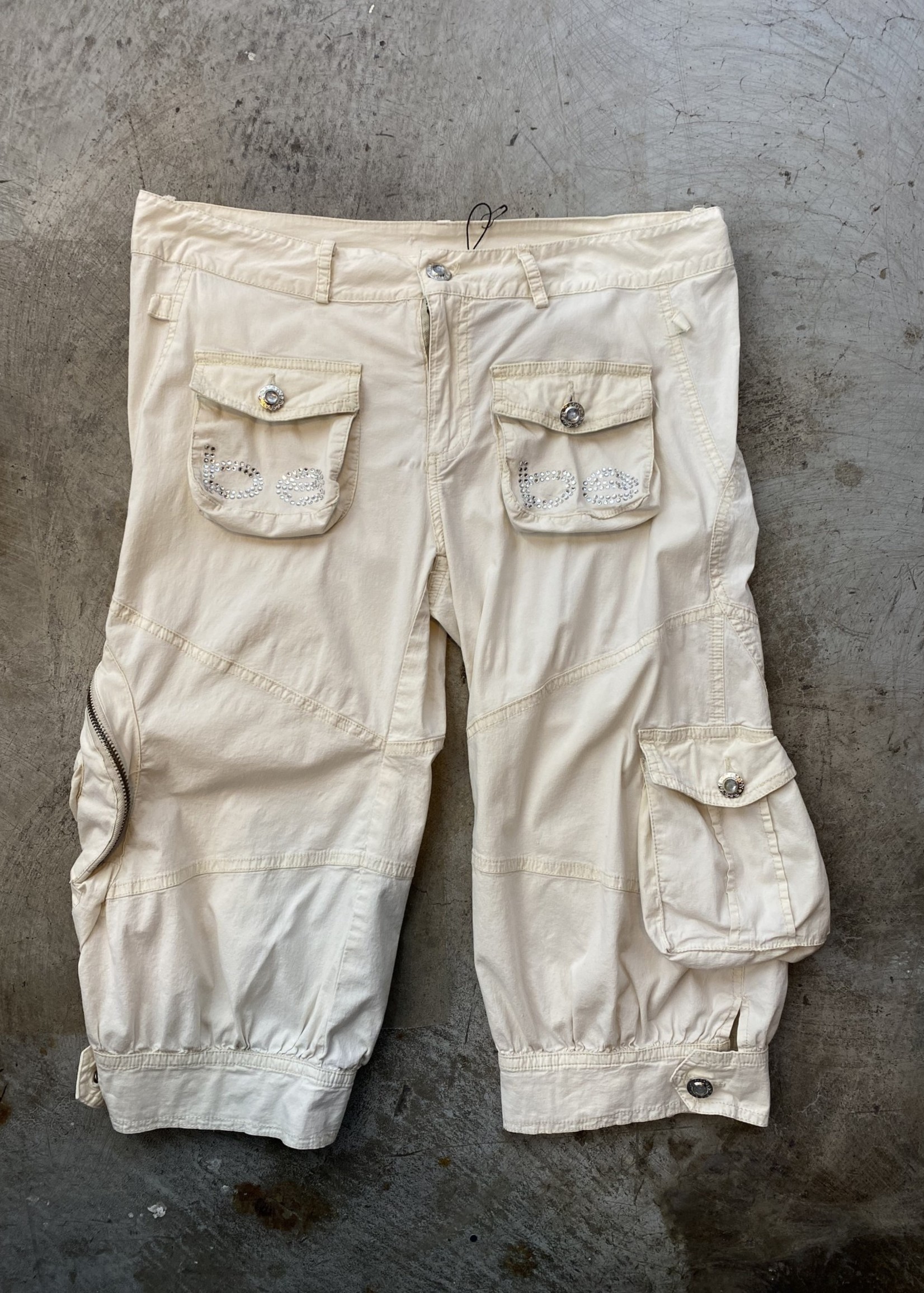 Bebe Tan Cargo Shorts 31