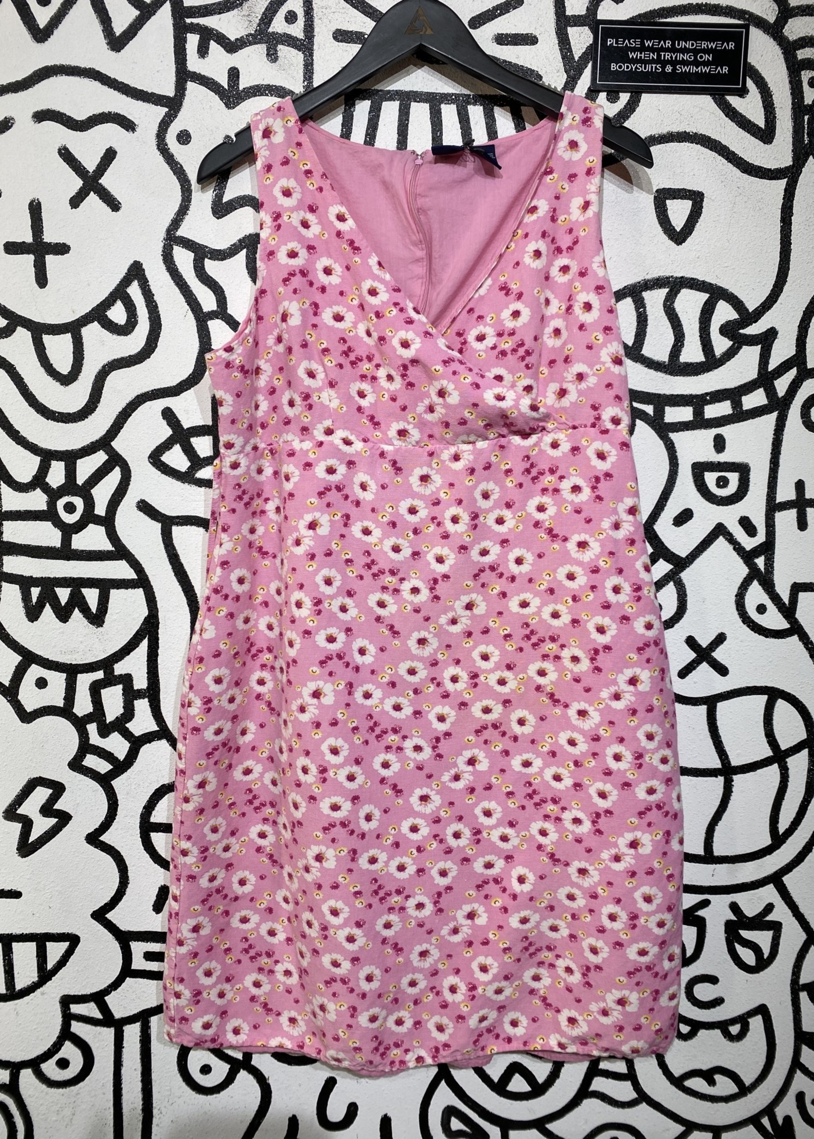 Basic Editions Pink Floral Y2K Dress 16/L
