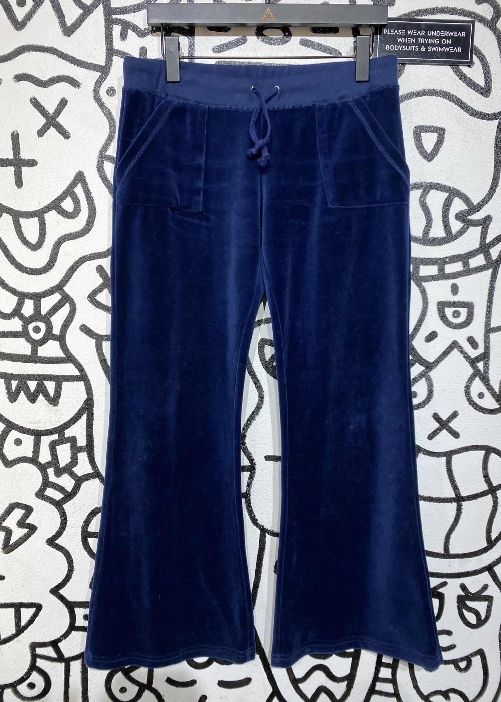 Juicy Couture Blue Velour Pants L