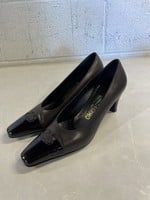 Salvatore Ferragamo Brown Leather Heels 7