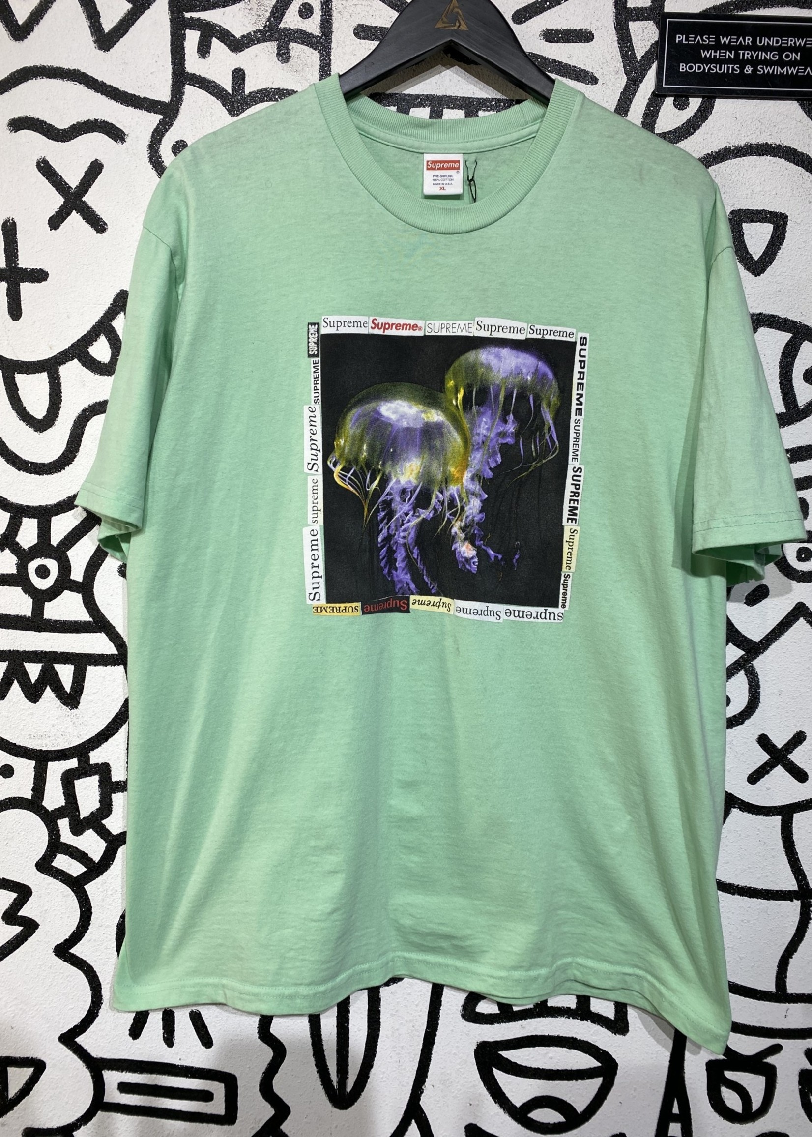 Supreme Jellyfish Green Tee XL