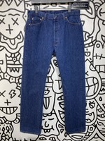 Levi's 501 Dark Wash Made in USA Vintage Jeans 36" x 33"