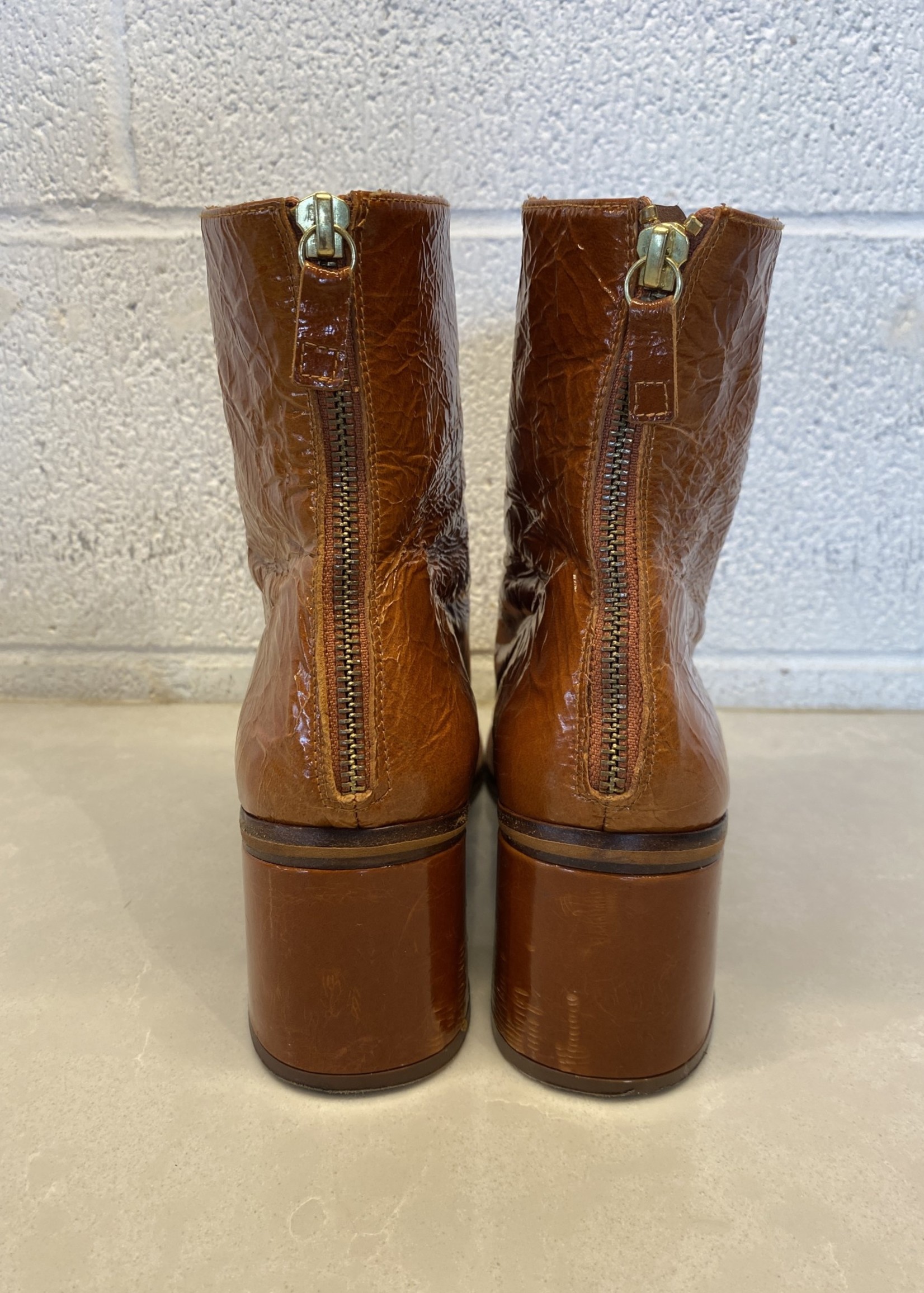 Miista Brown Heeled Boots 41/9.5