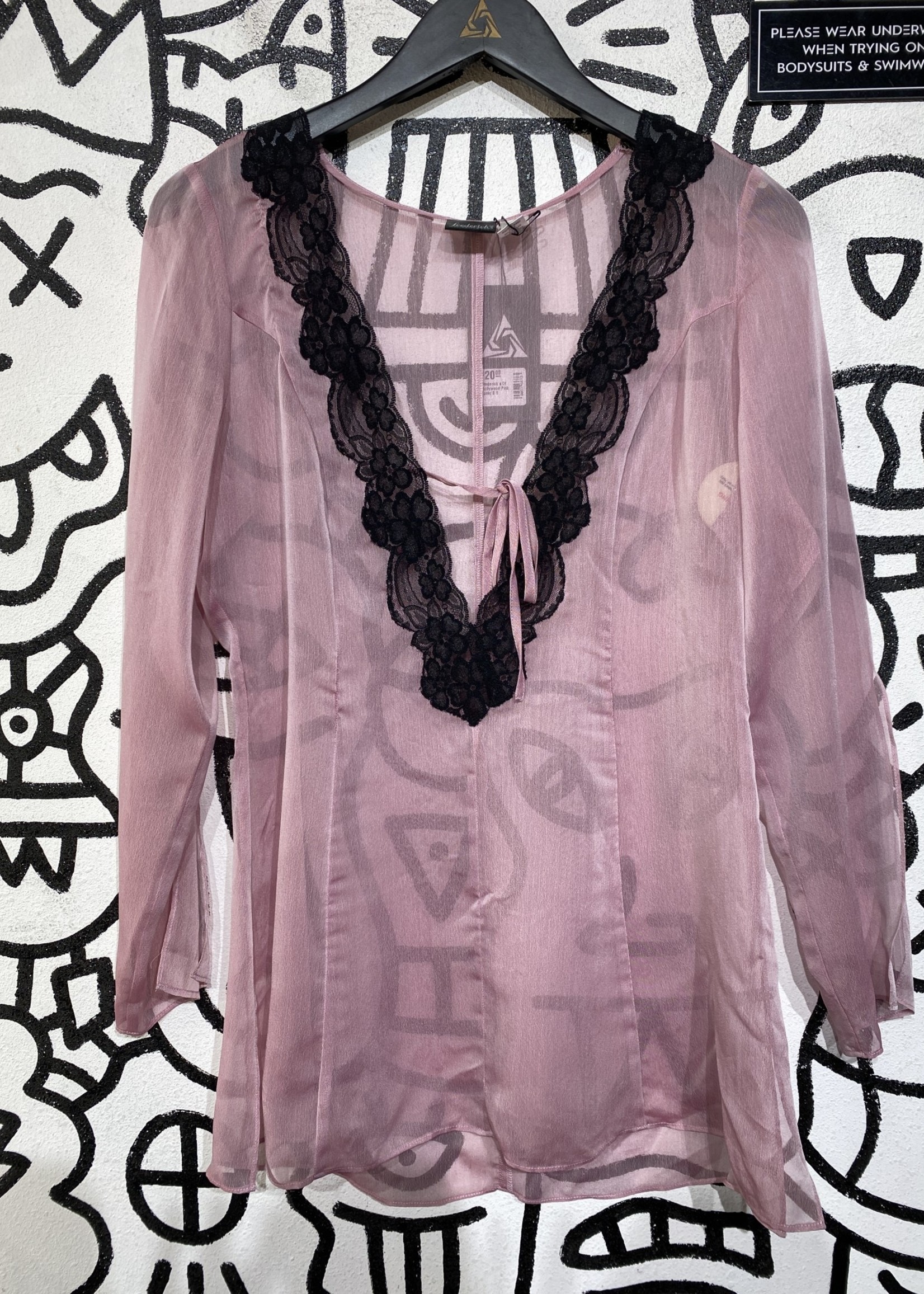 Frederick's Of Hollywood Pink Tunic S