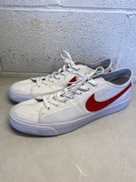 Nike White Blazer Court Red Swoosh Sneakers 12