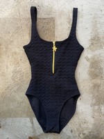 Vintage Mainstream Black Swimsuit S