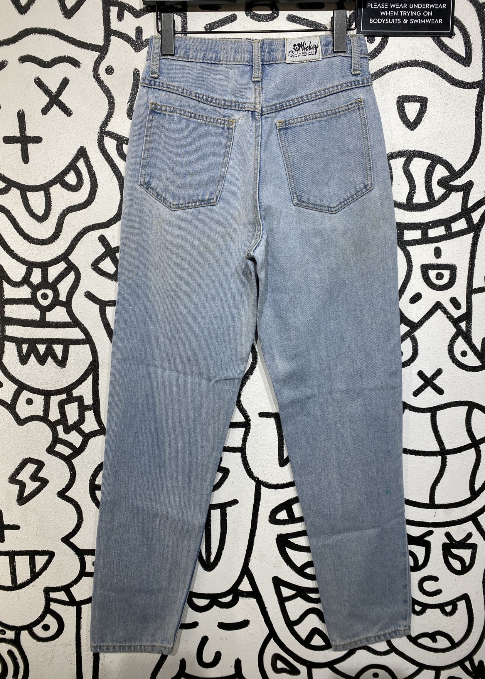 Mickey Light Wash Vintage Jeans As Is 27"