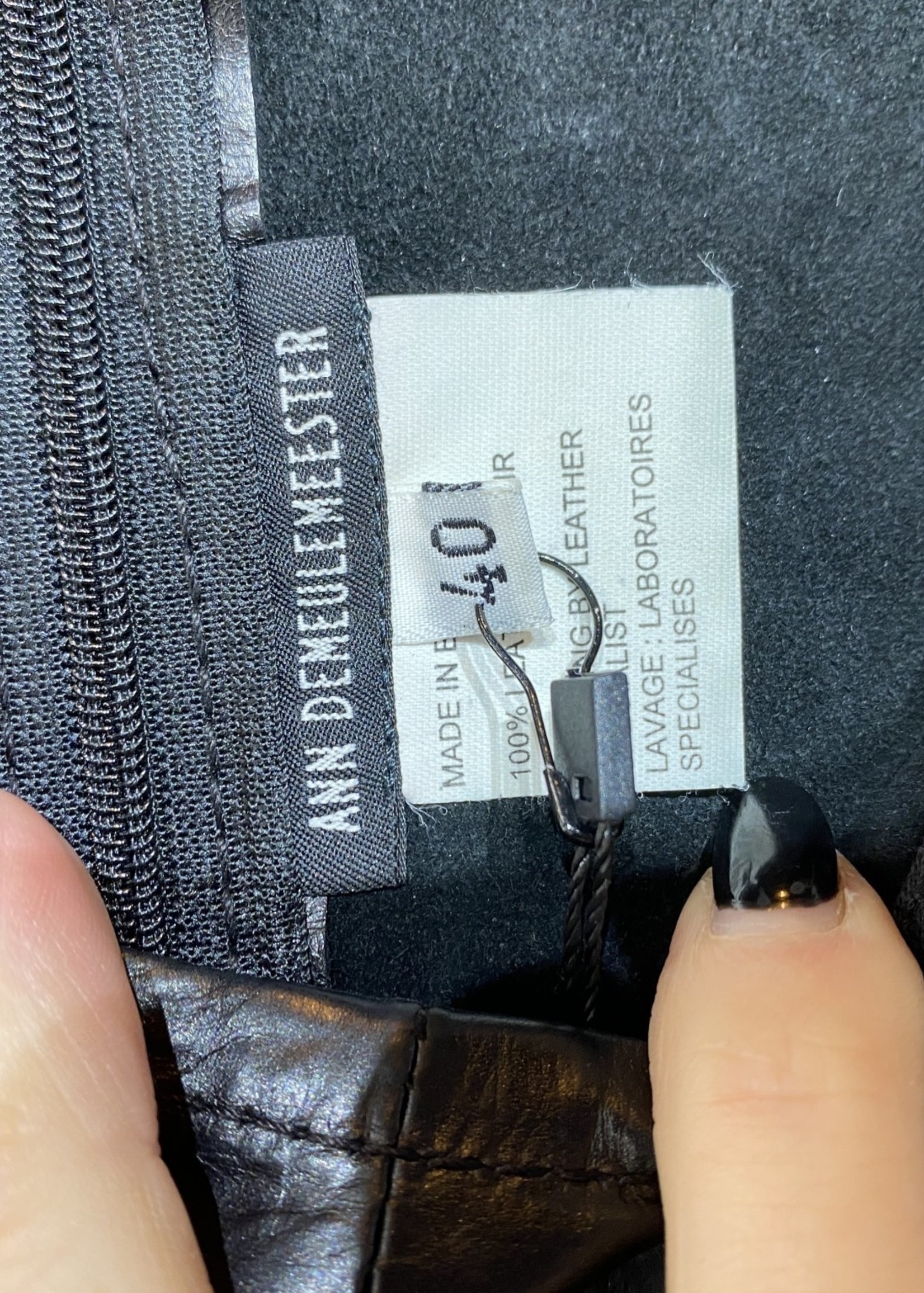 Ann Demeulmeester Leather Vest Top M/L