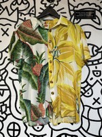 Farm Yellow Green Button Up S