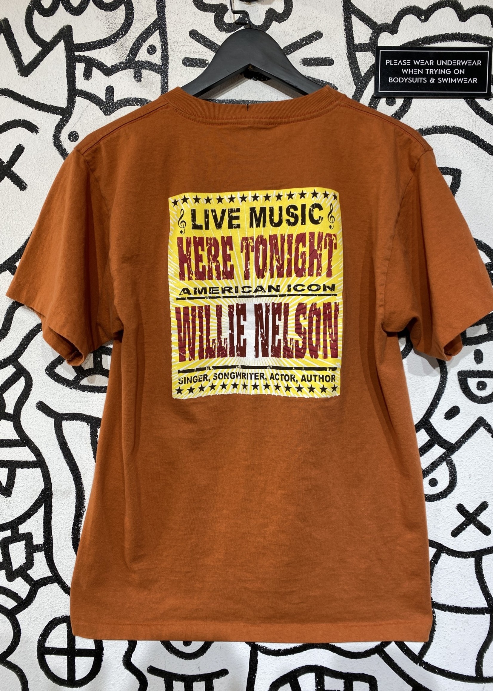 Vintage Willie Nelson Whiskey River Tee L