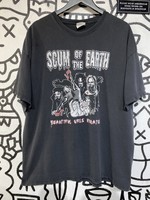 Scum of the Earth Black Vintage Tour Tee XXL