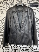Rampage Black Leather Jacket M