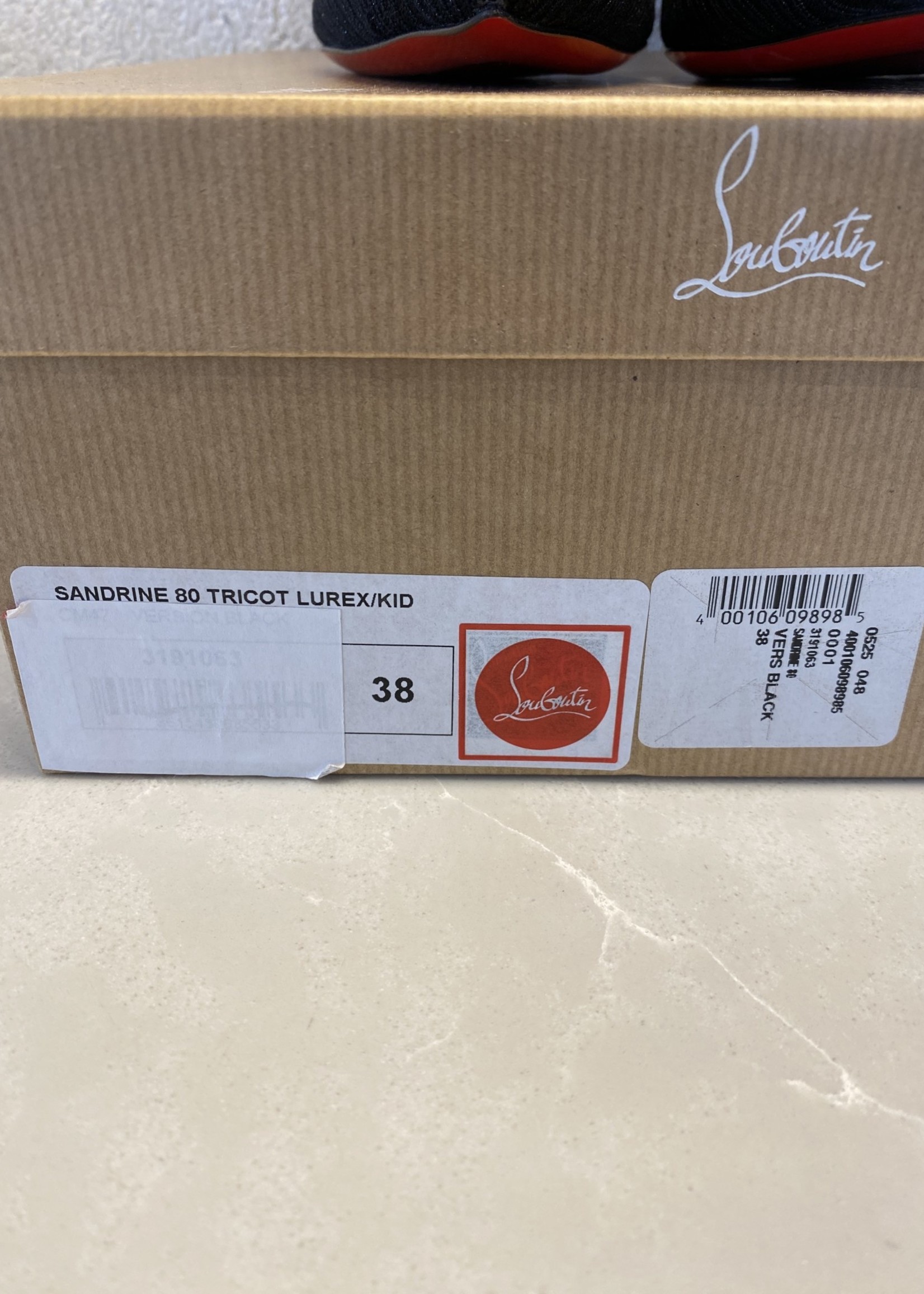 Christian Louboutin 'Sandrine 80' Sock Boot (Retail: $1095) 38