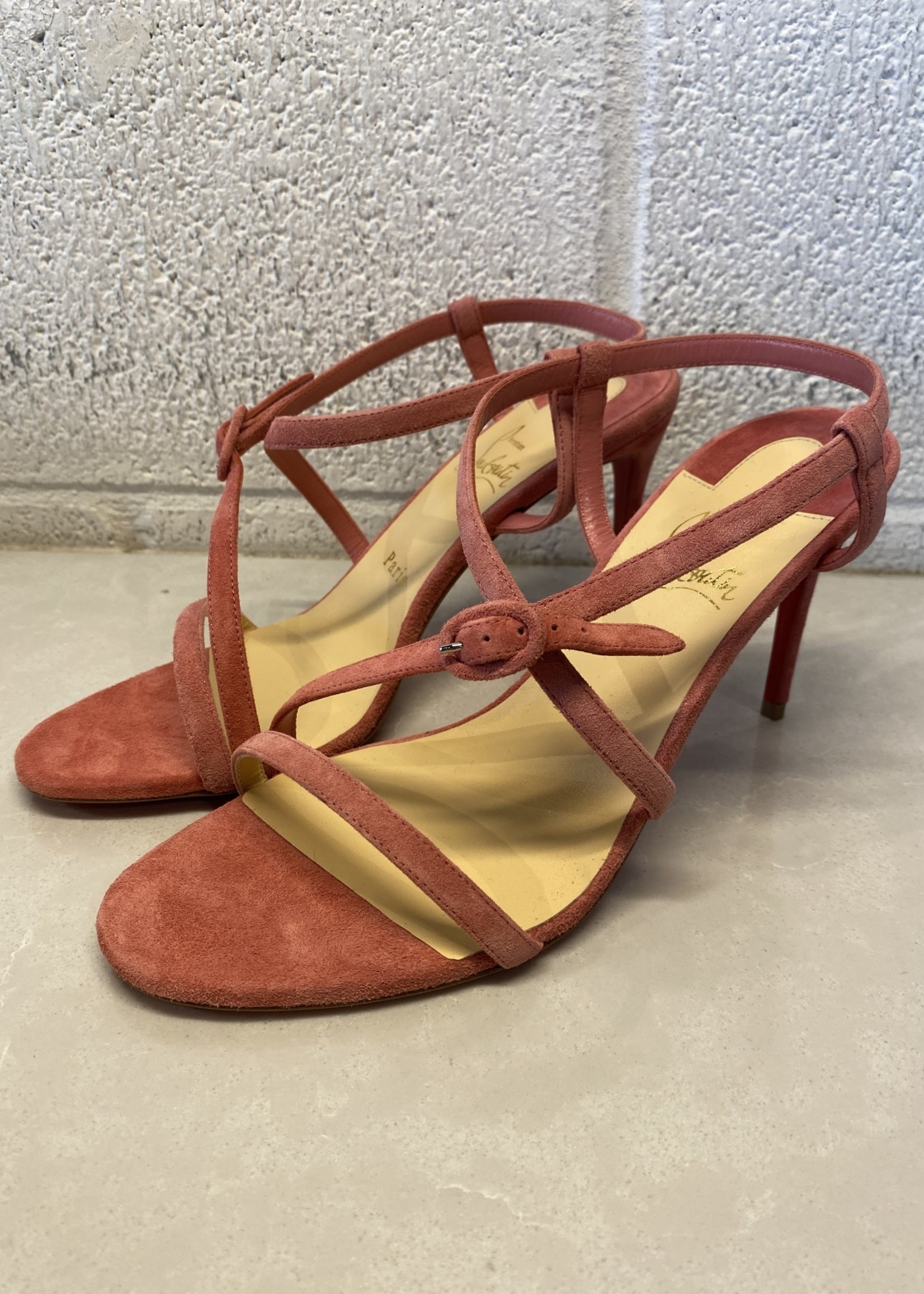 Christian Louboutin 'Selima' Pink Heels (Retail: $795) 38