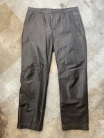 Nine West '90s Black Leather Pants FEM16/36"