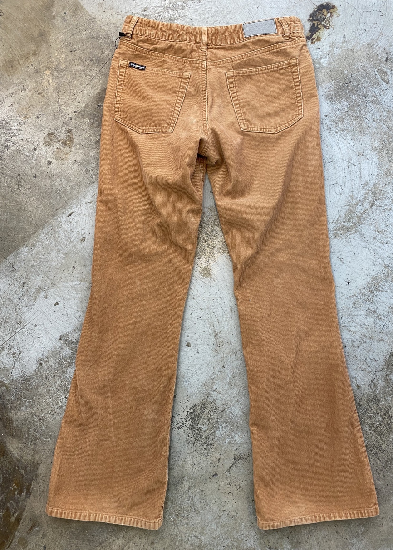 Blue Asphalt Orange Flare Pants 27
