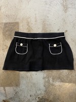 Metro Y2K Black Mini Skirt L