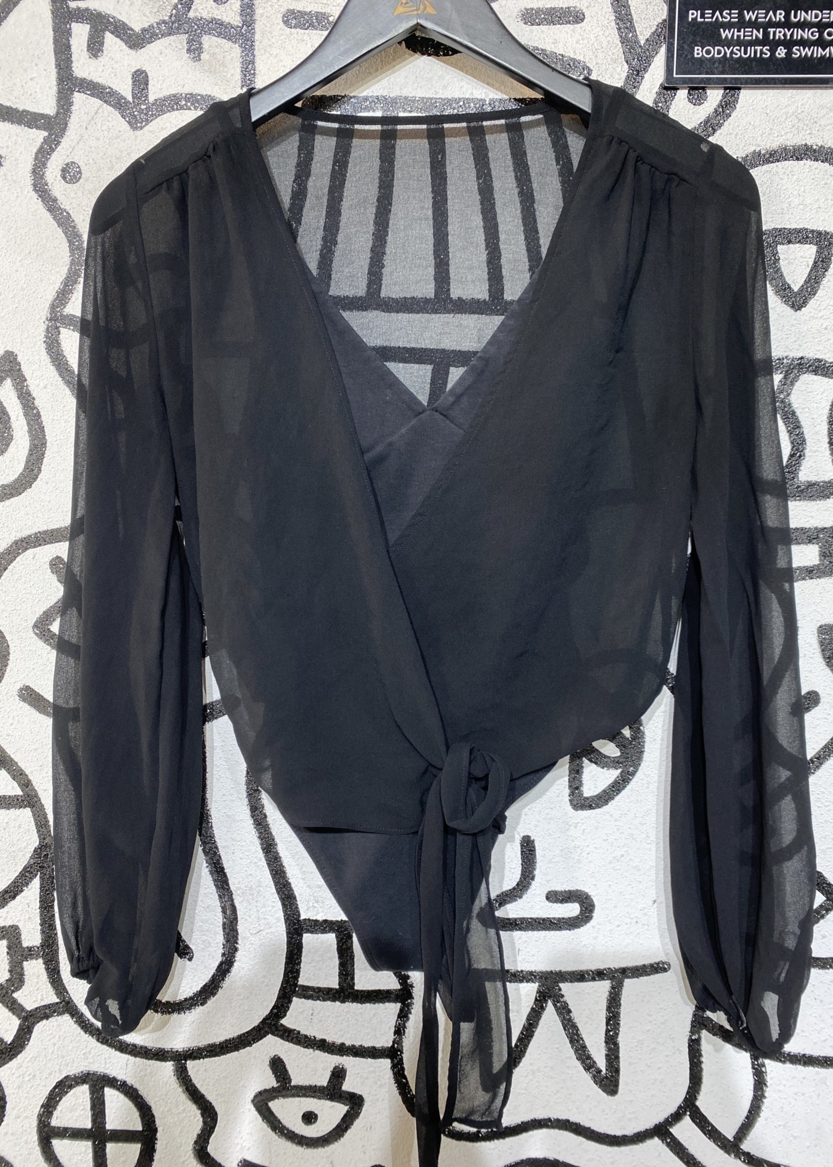 Wilfred Black Bodysuit/Blouse XS