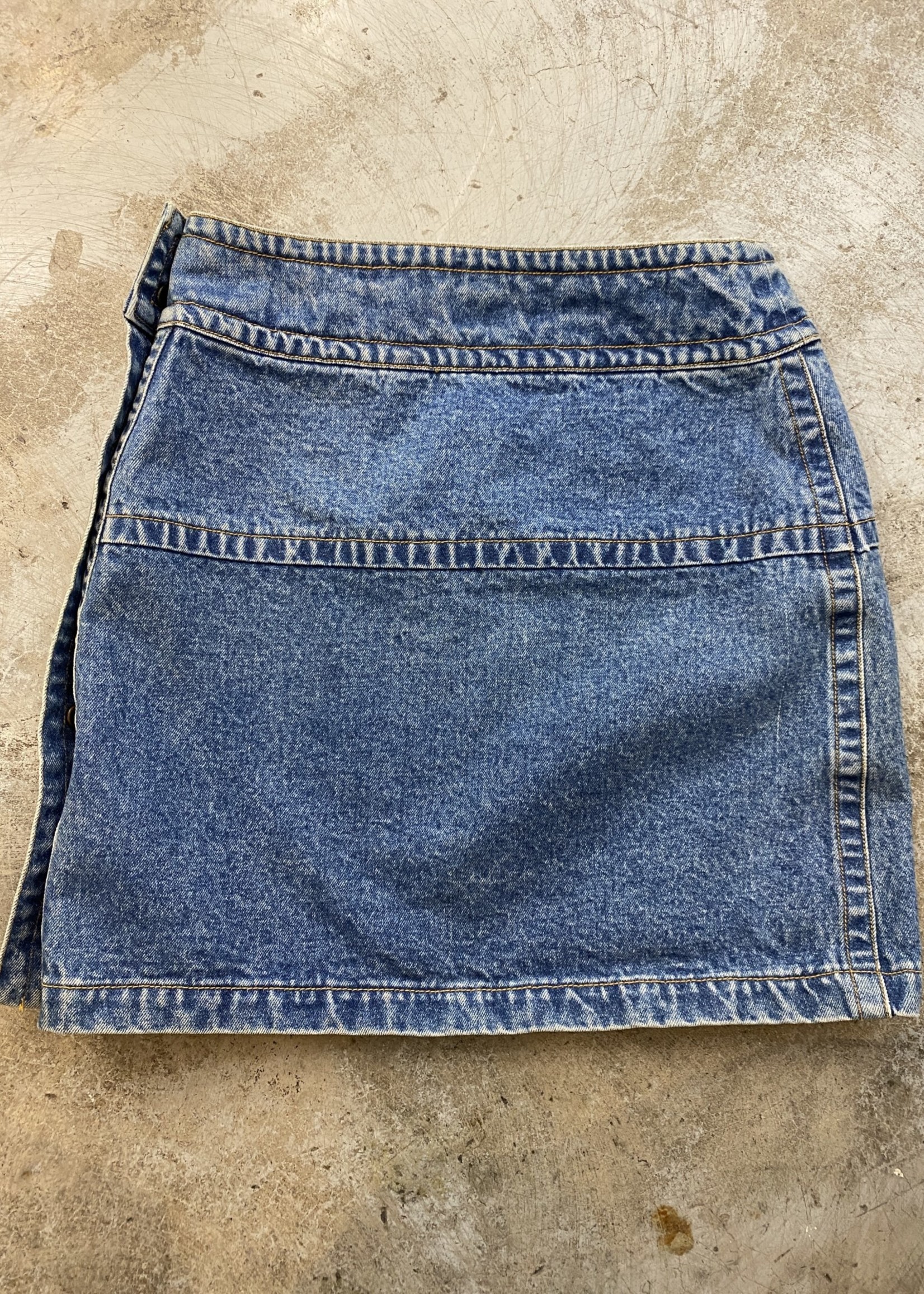 Gap Vintage Denim Button Skirt 29 M