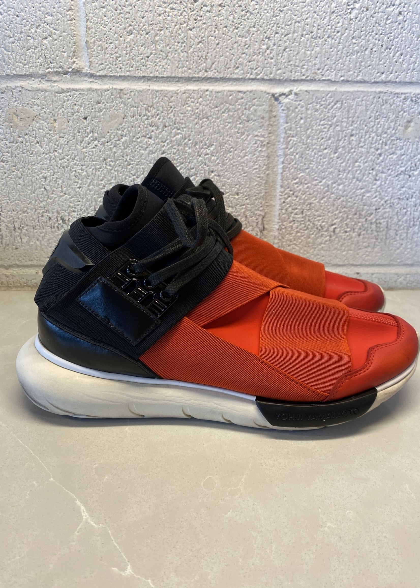 Adidas Y3 Qasa High Black Orange Sneakers 8