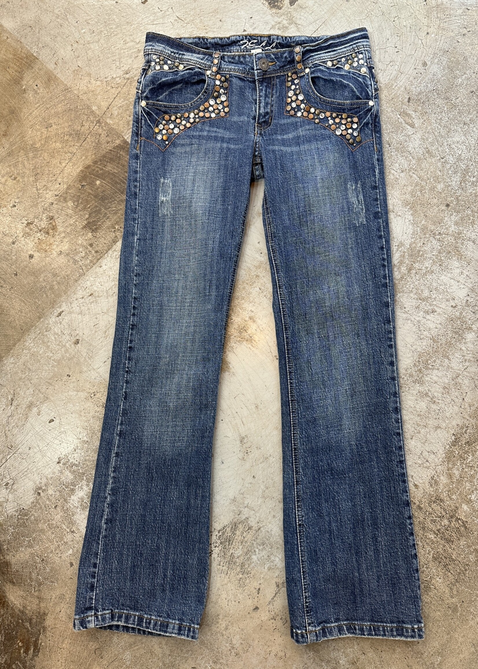Tell Y2K Studded Y2K Jeans 29"