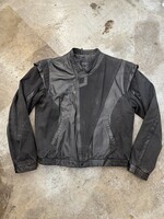 Stratege Vintage Black Leather/Denim Jacket Masc L