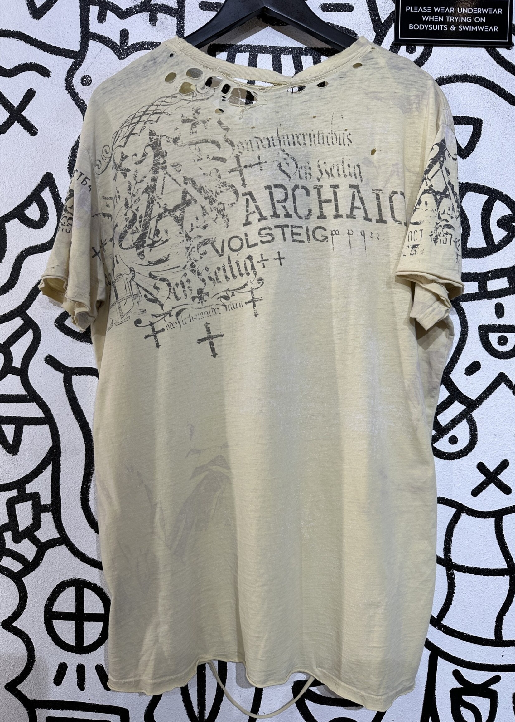 Archaic Affliction Yellow Tee L