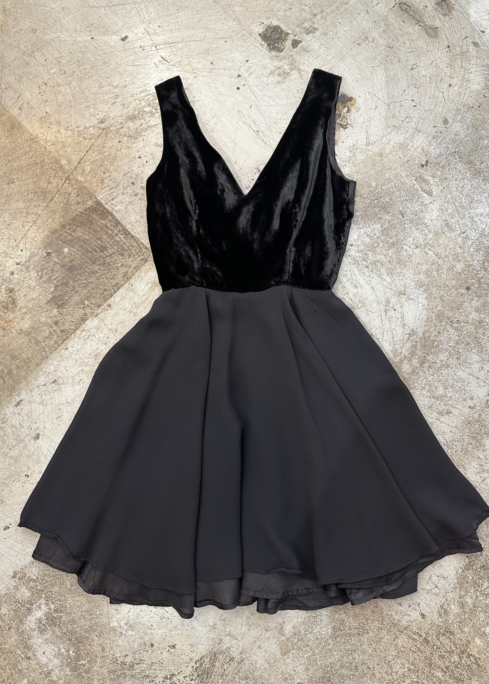 Smica Vintage Black Dress XS