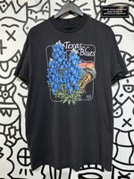 Texas Blues Vintage Black Tee XL