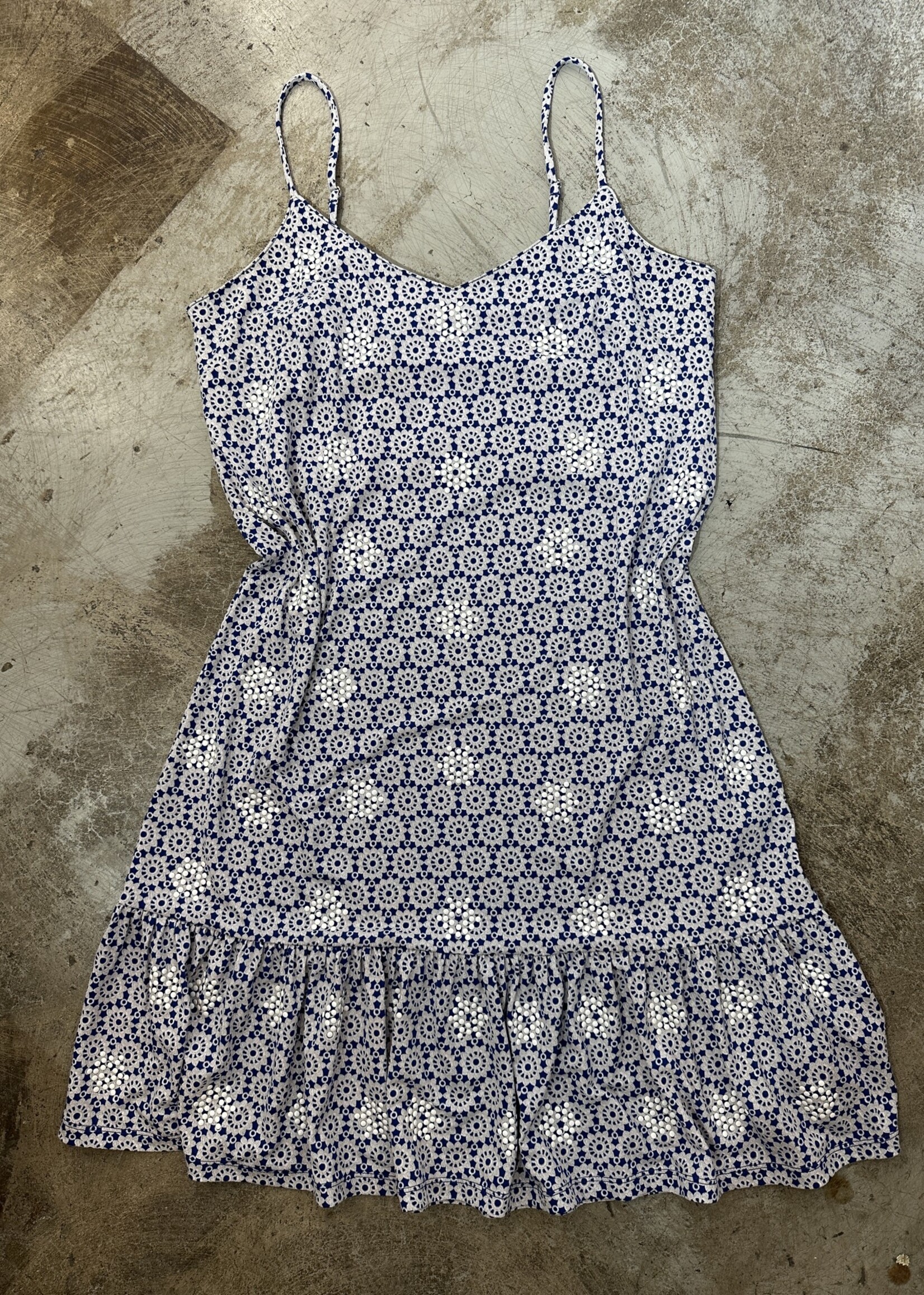 Michael Kors Blue Sun Pattern Dress M